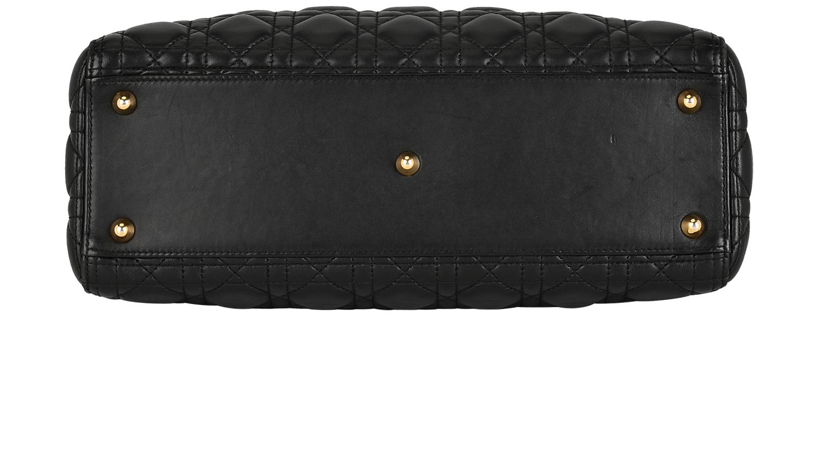 Large Lady Dior, &pound;2,200, Handbags, Black, Leather, Top view